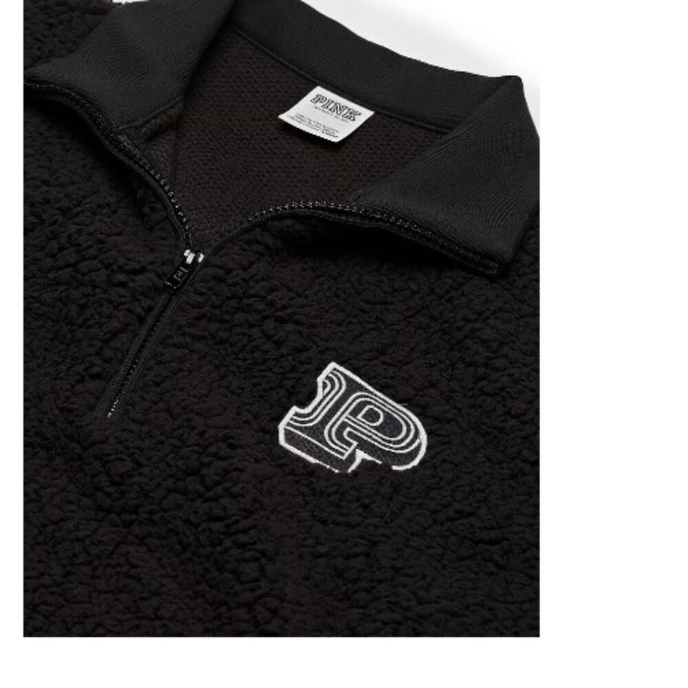 NEW! Victoria's Secret Cozy Fleece Half-Zip Pullover - Size Large